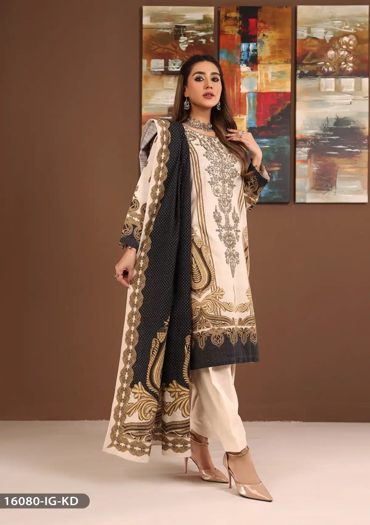 ShaPosh Casual Pret (16080-IG-KD) - Mohsin Saeed Fabrics