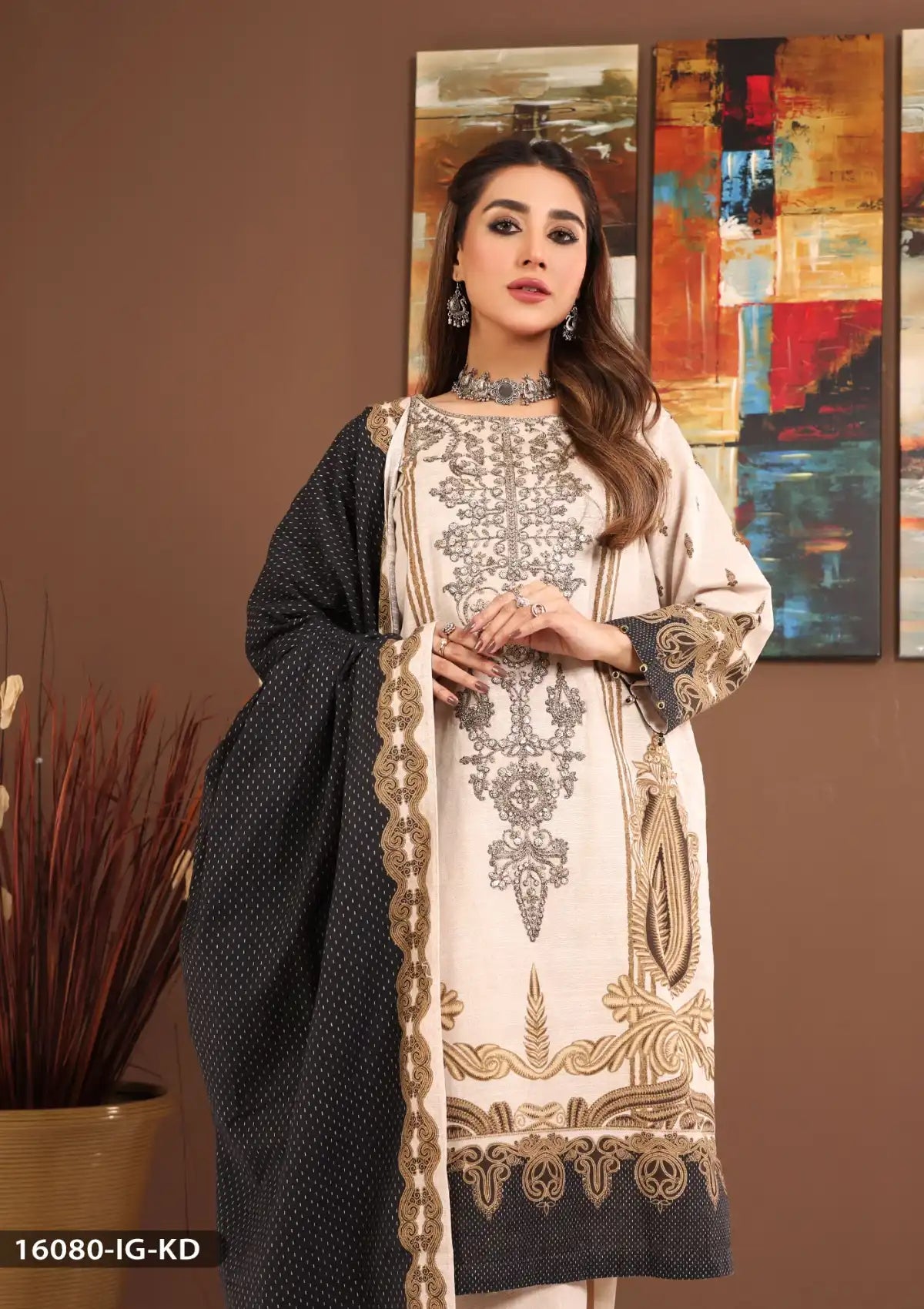 ShaPosh Casual Pret (16080-IG-KD) - Mohsin Saeed Fabrics
