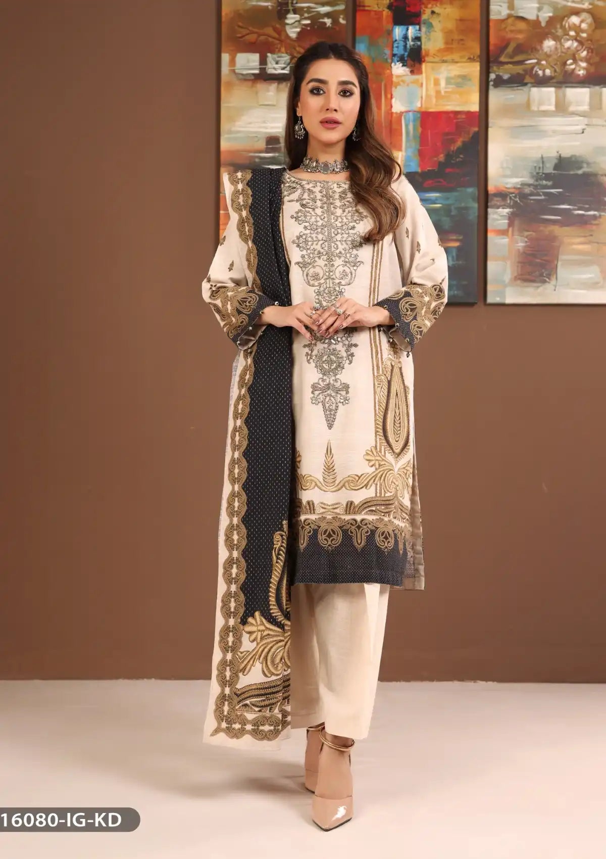 ShaPosh Casual Pret (16080-IG-KD) - Mohsin Saeed Fabrics