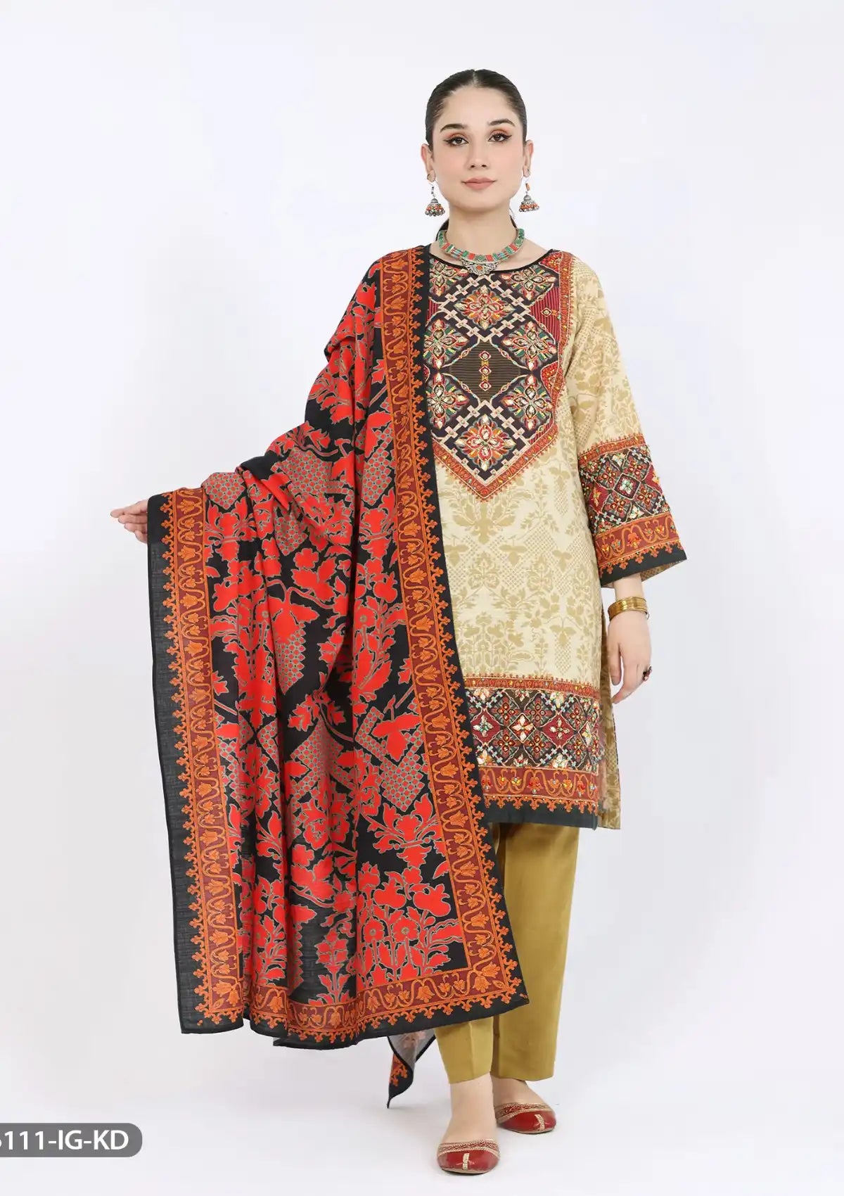 ShaPosh Casual Pret (16111-IG-KD) - Mohsin Saeed Fabrics