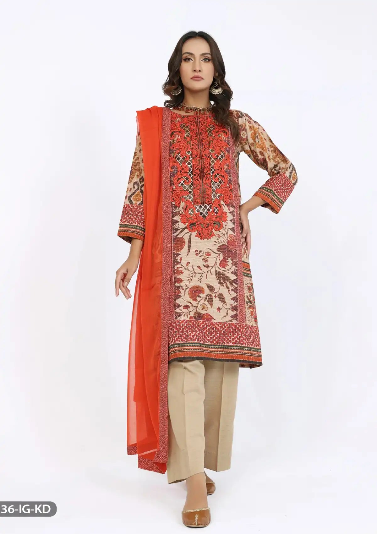 ShaPosh Casual Pret (16136-IG-KD) - Mohsin Saeed Fabrics