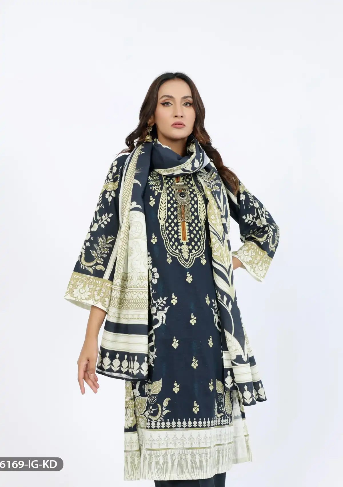 ShaPosh Casual Pret (16169-IG-KD) - Mohsin Saeed Fabrics