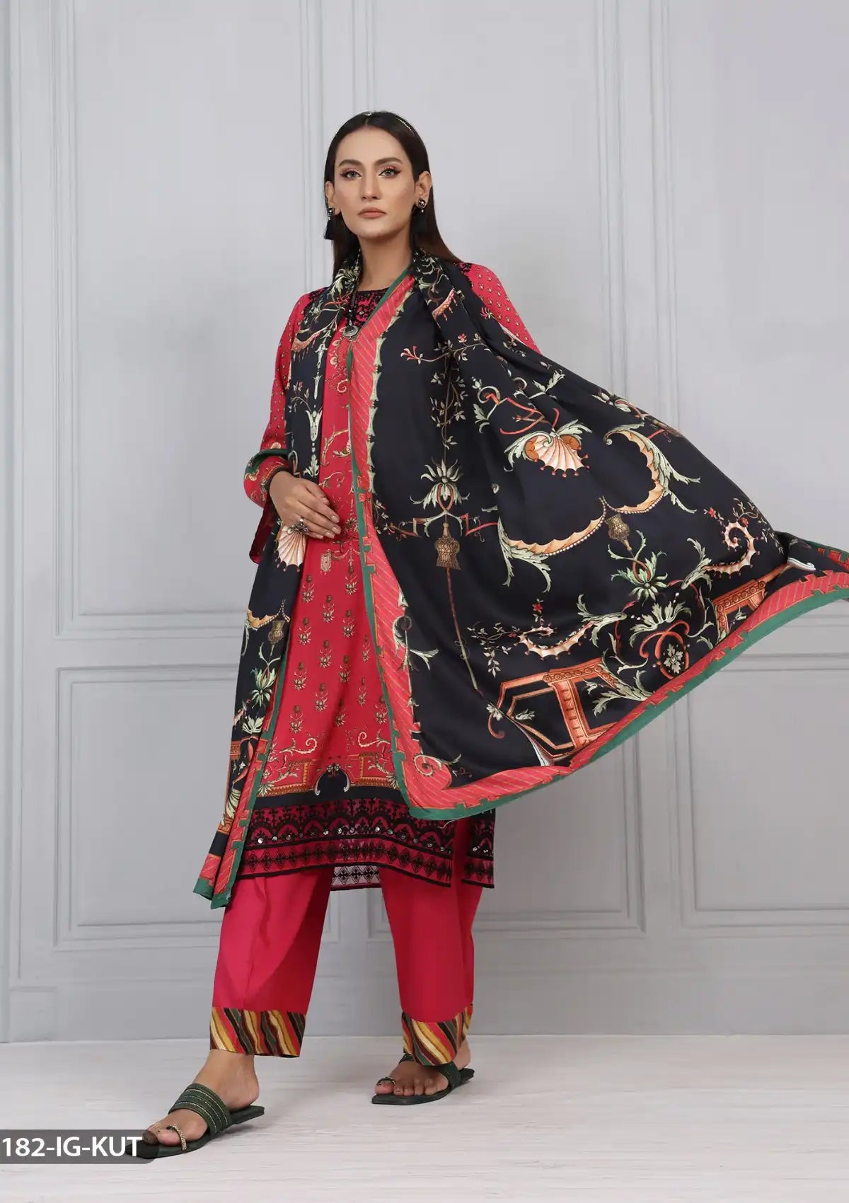 ShaPosh Casual Pret (16182-IG-KUT) - Mohsin Saeed Fabrics