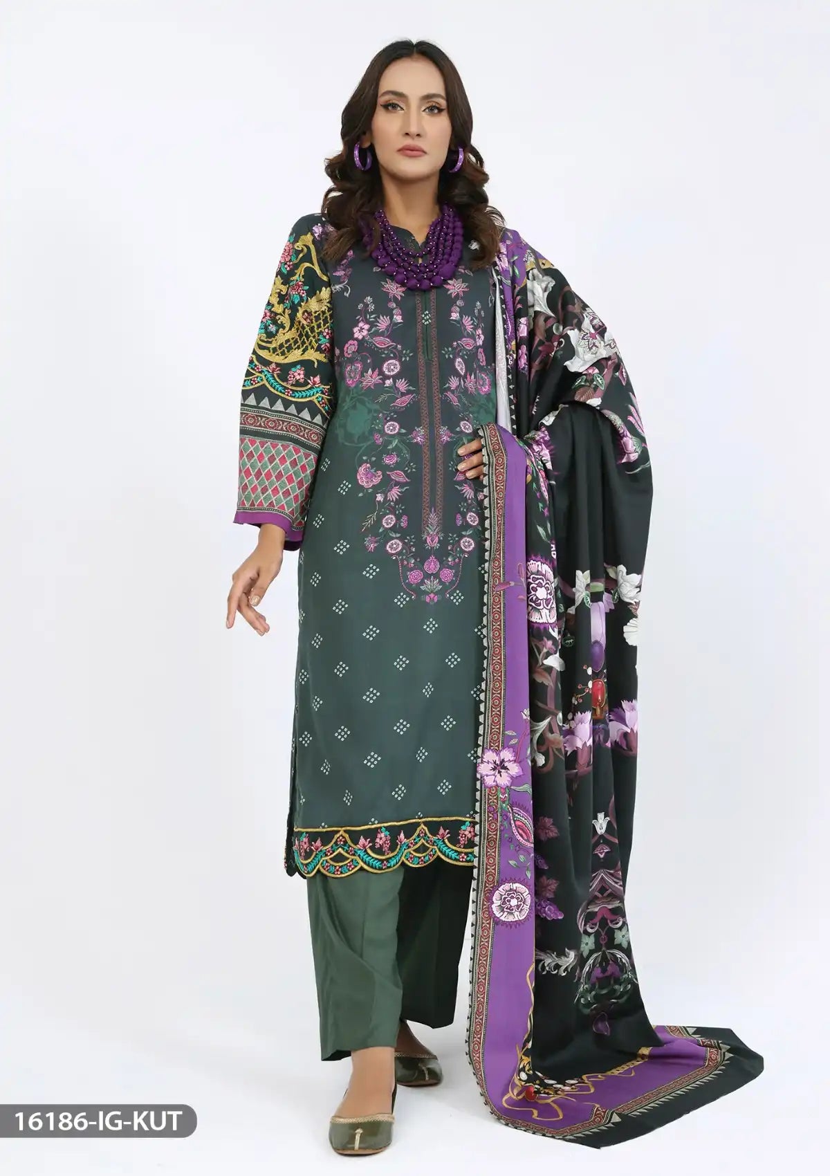 ShaPosh Casual Pret (16186-IG-KUT) - Mohsin Saeed Fabrics