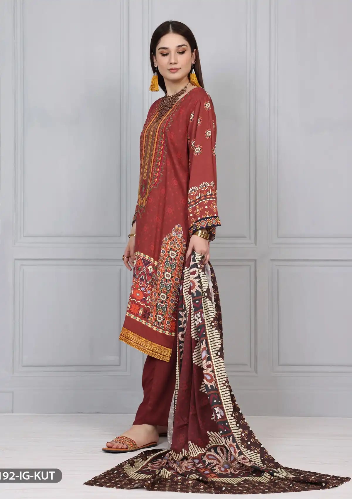 ShaPosh Casual Pret (16192-IG-KUT) - Mohsin Saeed Fabrics