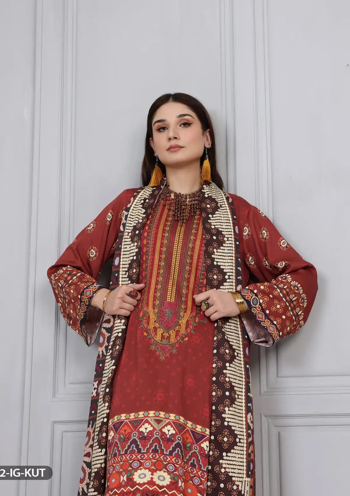 ShaPosh Casual Pret (16192-IG-KUT) - Mohsin Saeed Fabrics