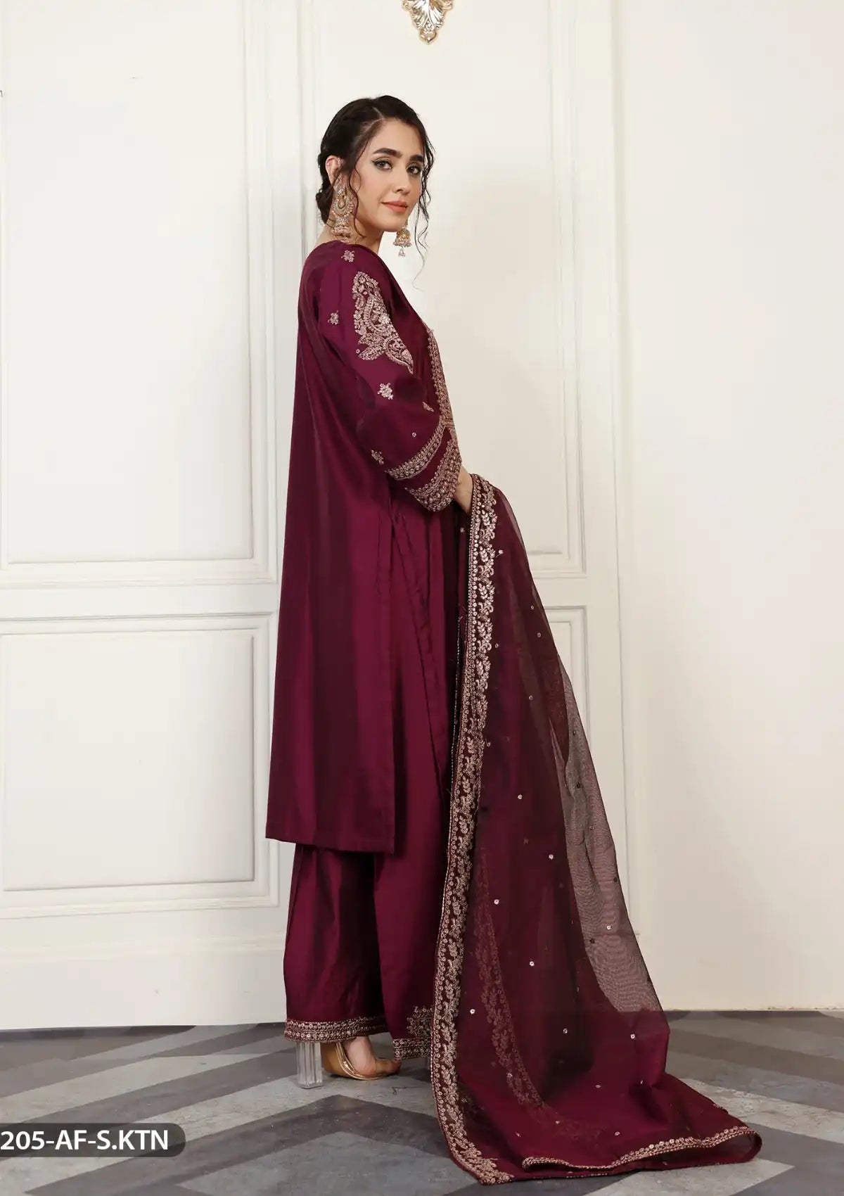 ShaPosh Casual Pret (2205-AF-S.KTN) - Mohsin Saeed Fabrics