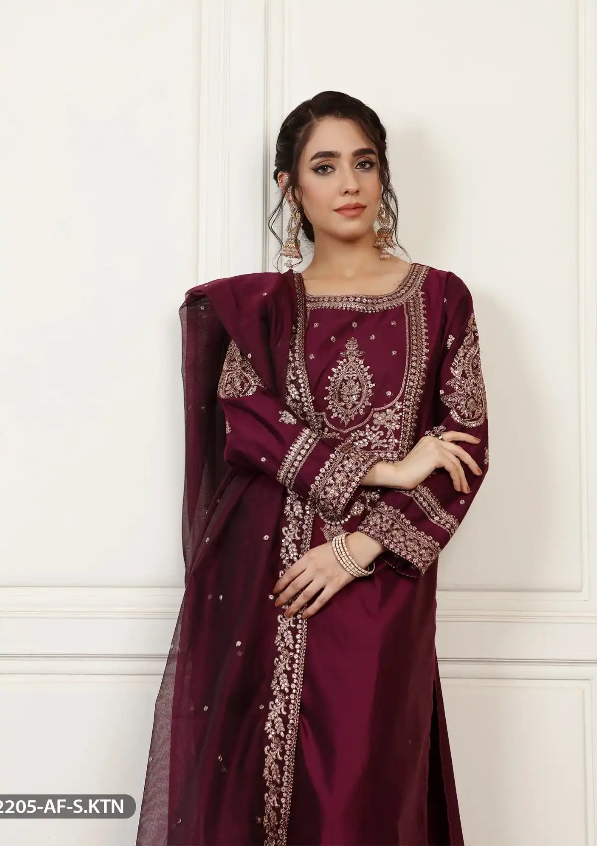ShaPosh Casual Pret (2205-AF-S.KTN) - Mohsin Saeed Fabrics