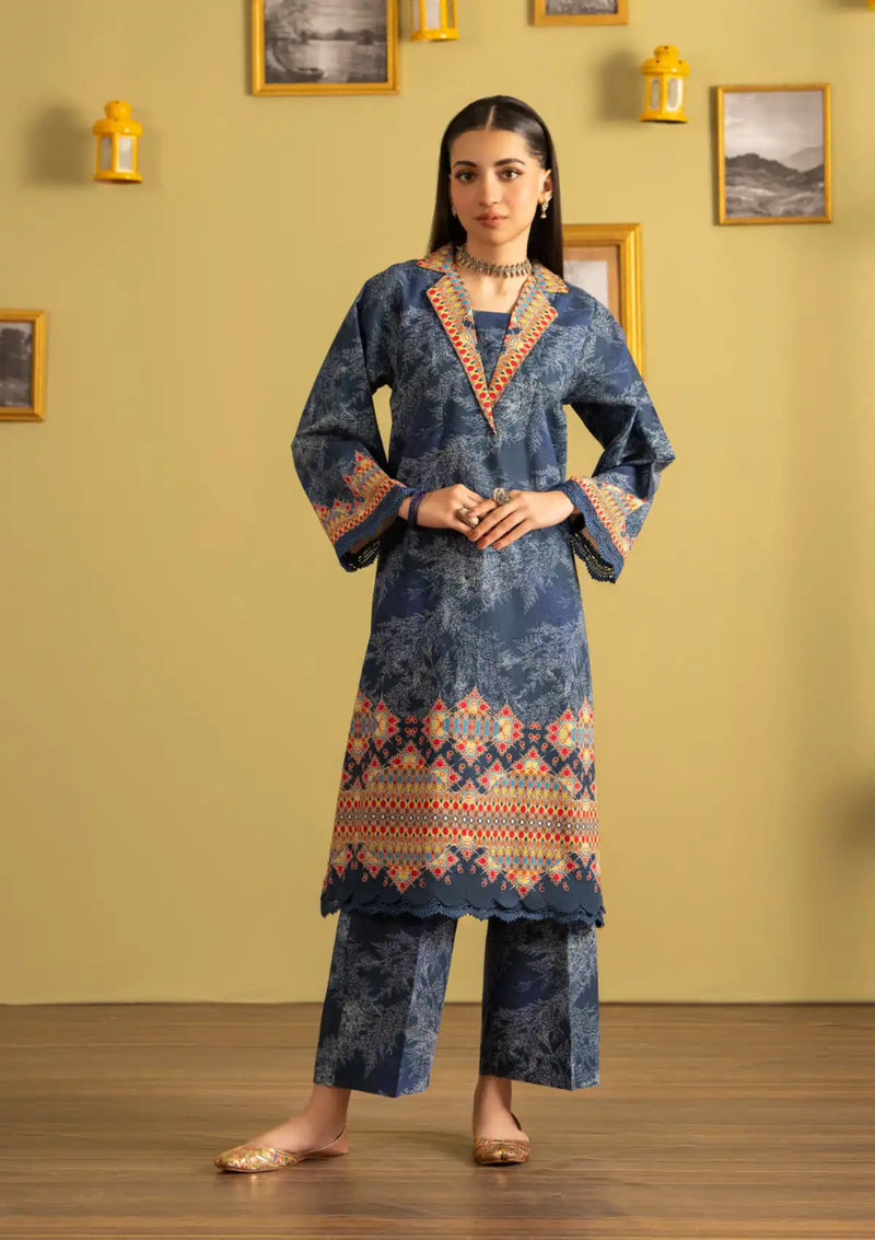 ShaPosh 2Psc Printed Khaddar'24 UNFF 041-KD