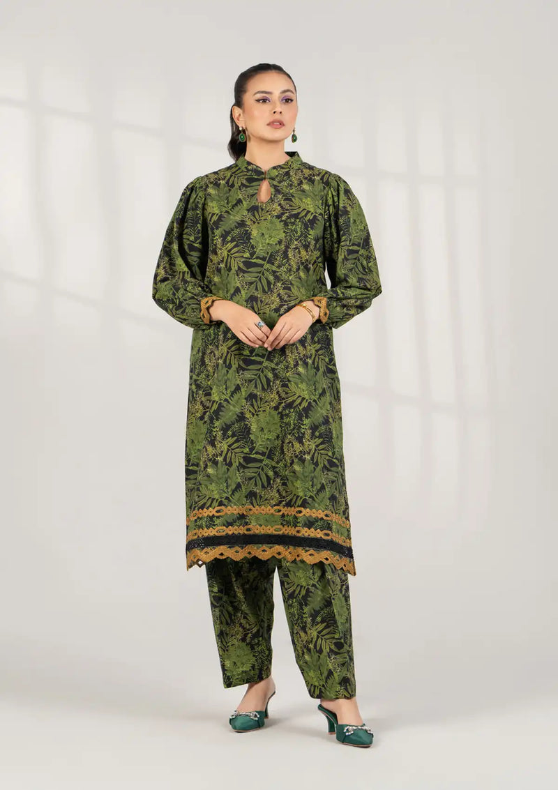 ShaPosh 2Psc Printed Khaddar'24 UNFF 040-KD