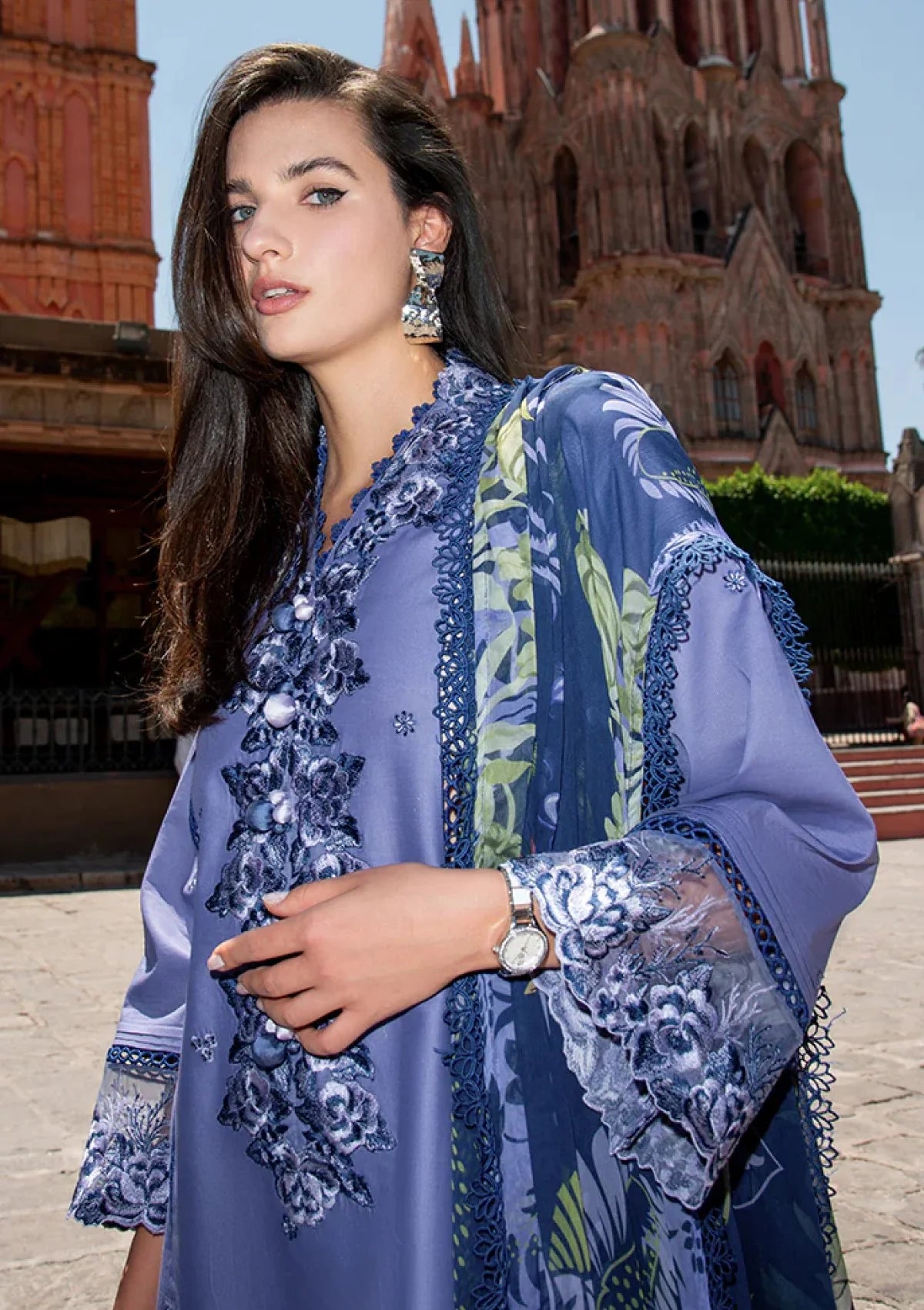 Mushq Odyssey Luxury Lawn'26 D-408 Juana