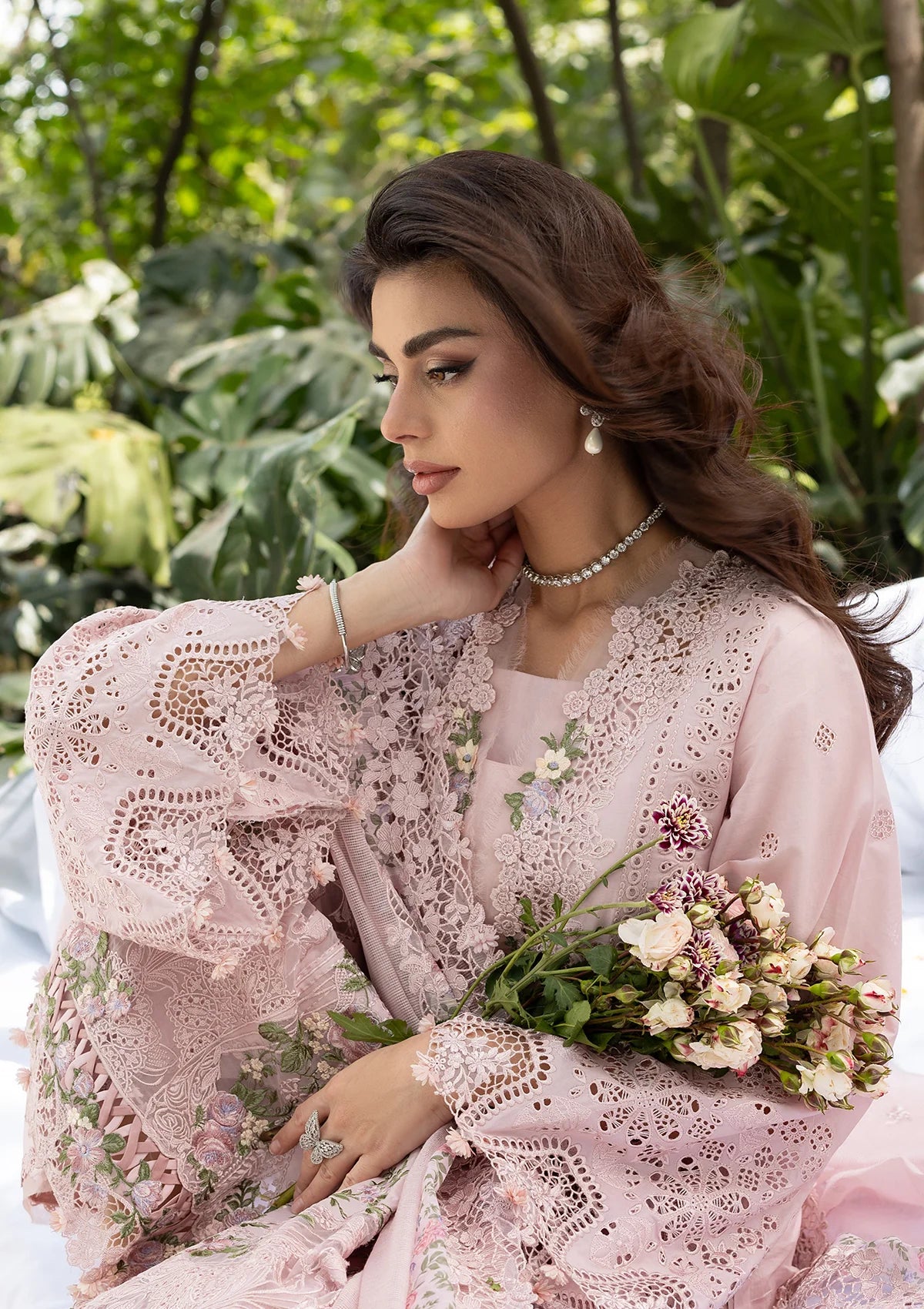 Elaf Luxury Lawn Vol-2'26 ELQ-1B LOVE ESCAPE