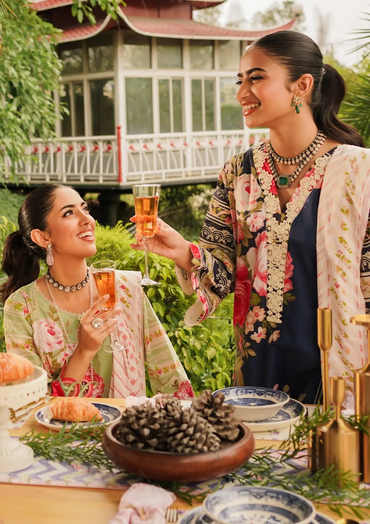 Elaf Prints Lawn Collection'24 EEP-05A-Mint To Be - Mohsin Saeed Fabrics