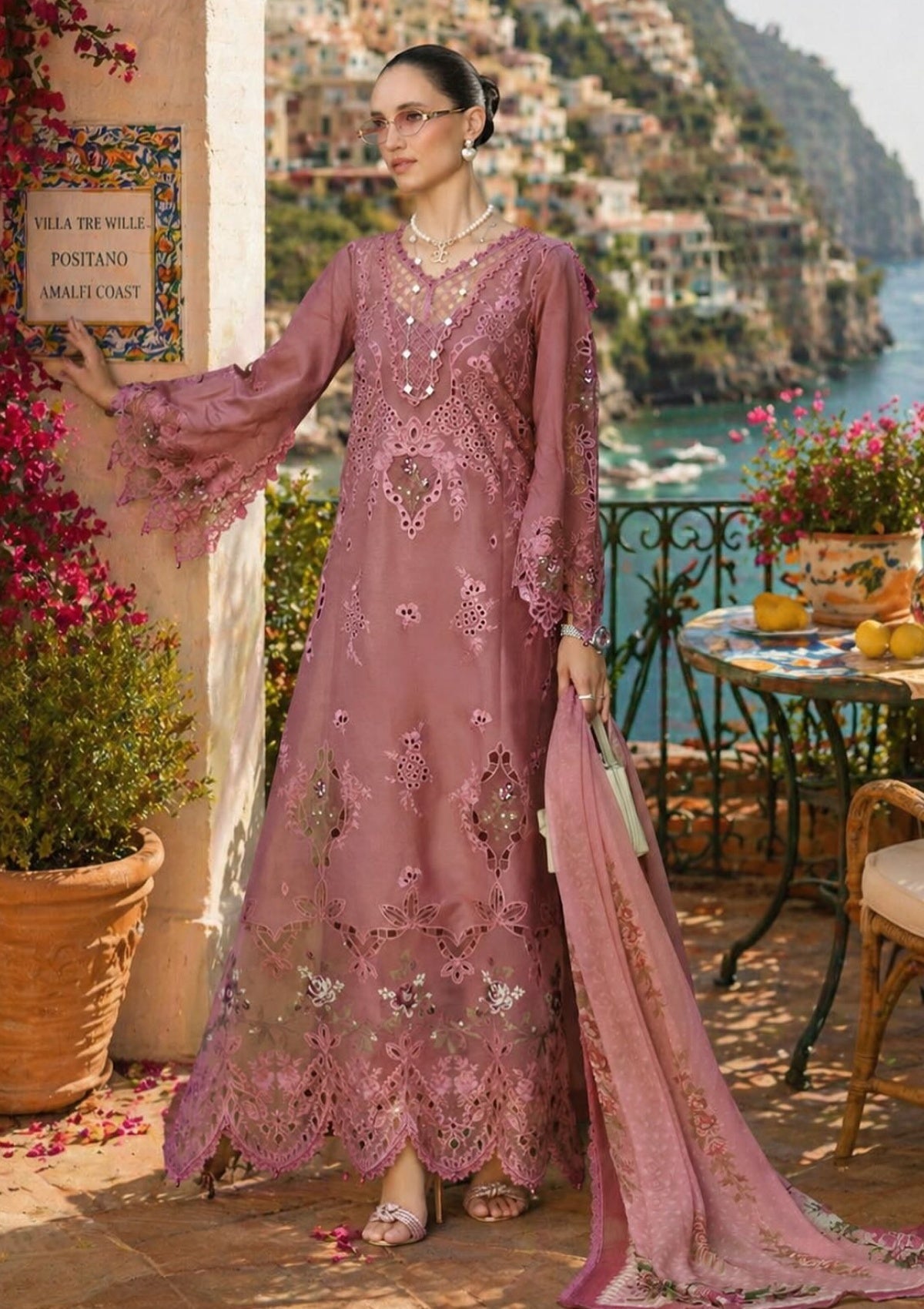 Noor by Saadia Asad Luxury Eid Schiffli Laserkari'26 D-01