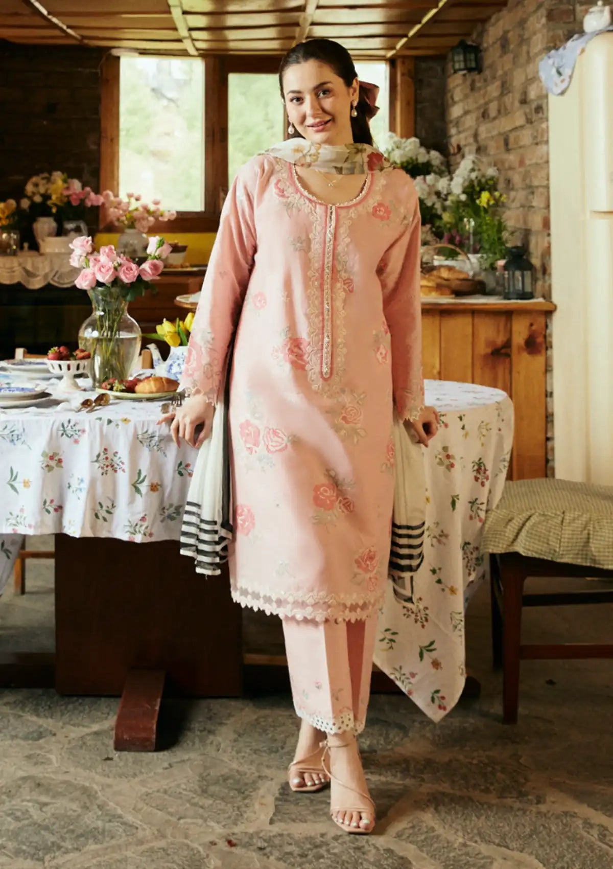 Coco By Zara Shahjahan Lawn'24 Vol-02 D-03B-MIREA - Mohsin Saeed Fabrics