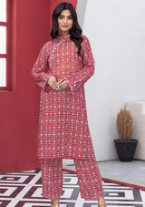 Safwa Summer Pret'24 2 Pcs P000392-RED - Mohsin Saeed Fabrics