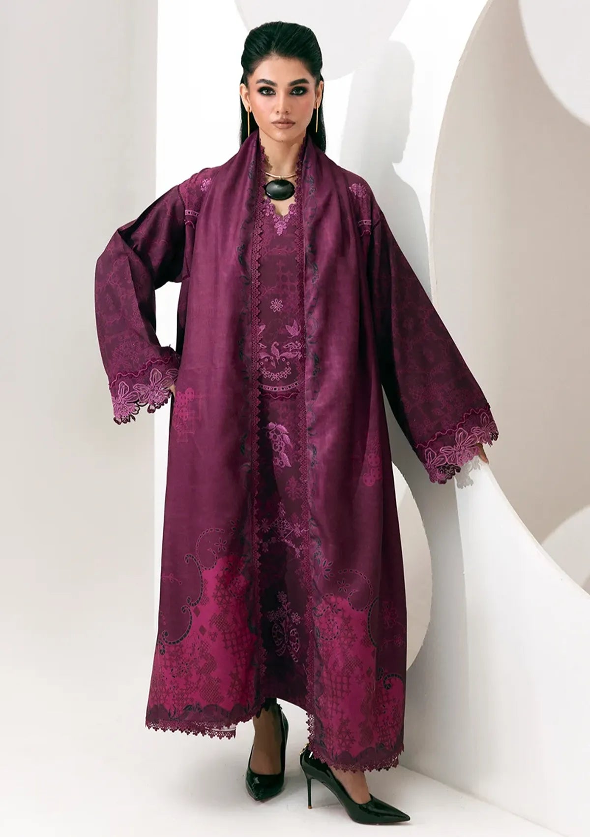 Qalamkar Qprints Linen'26 QPW-03 B Mala