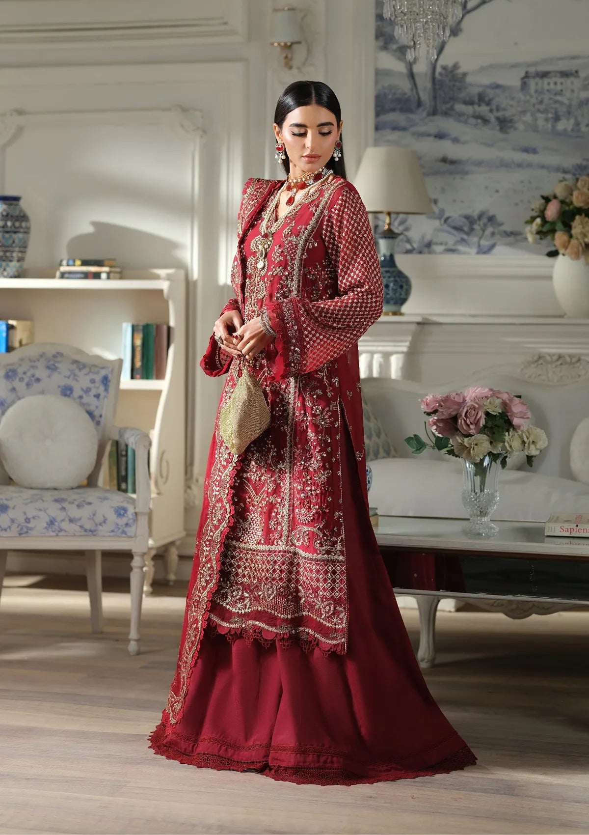 Maryam Hussain Meer Luxury Chiffon'26 D-05 Sahil