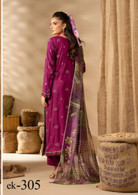 Khoobsurat Emb Slub Linen'25 EK-305