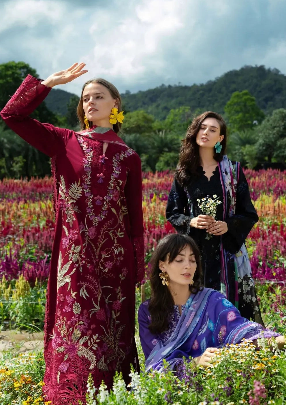 Mushq Secret Garden Hemline'26 D-14B Aurora Petals