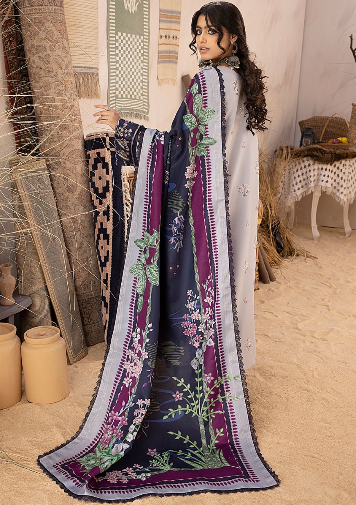 Bin Ilyas Maya karandi'23 1901-A - Mohsin Saeed Fabrics