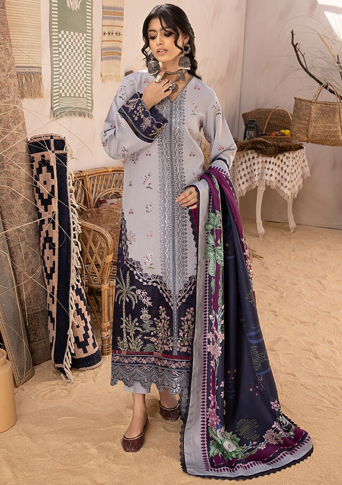 Bin Ilyas Maya karandi'23 1901-A - Mohsin Saeed Fabrics