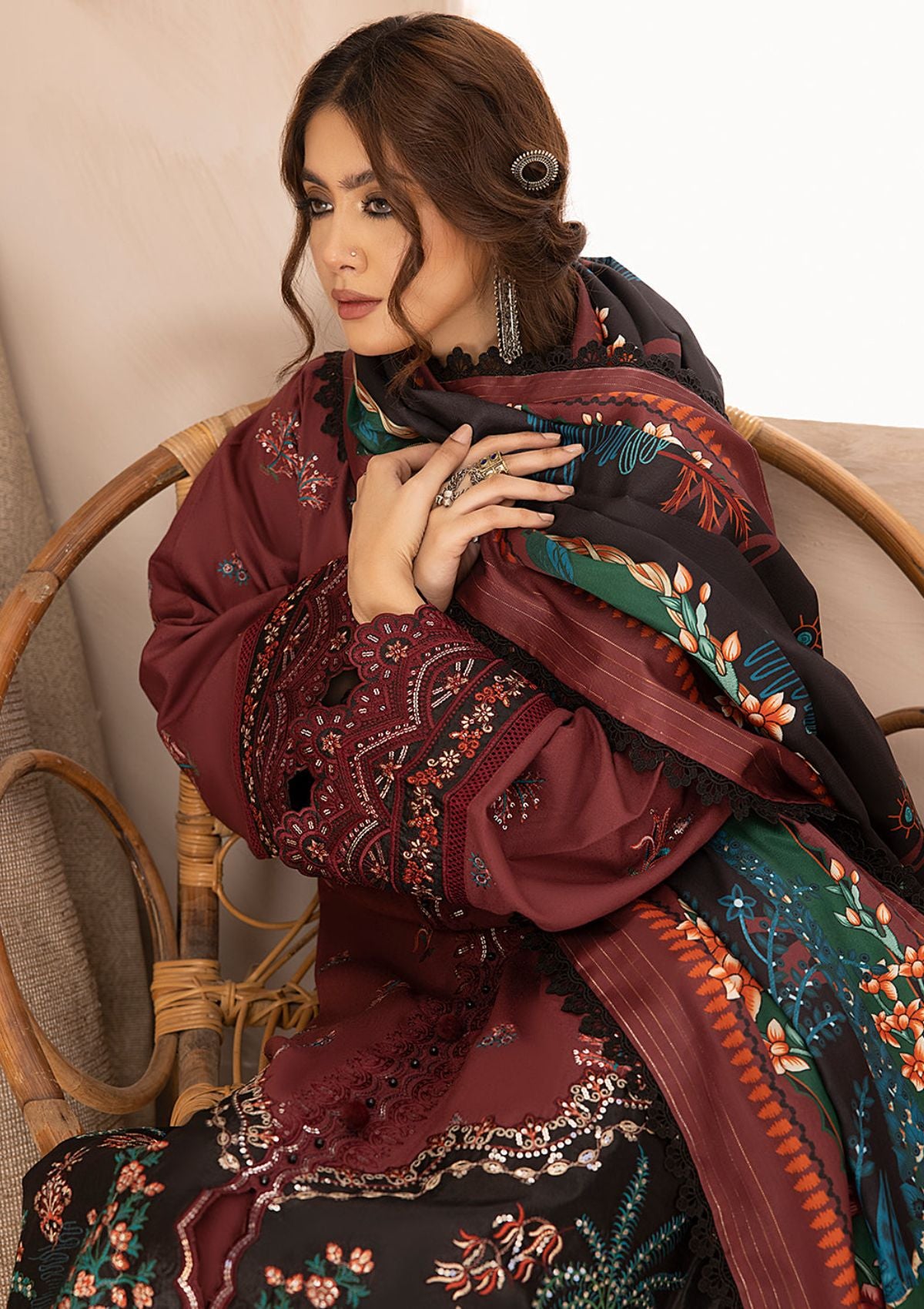 Bin Ilyas Maya karandi'23 1901-B - Mohsin Saeed Fabrics