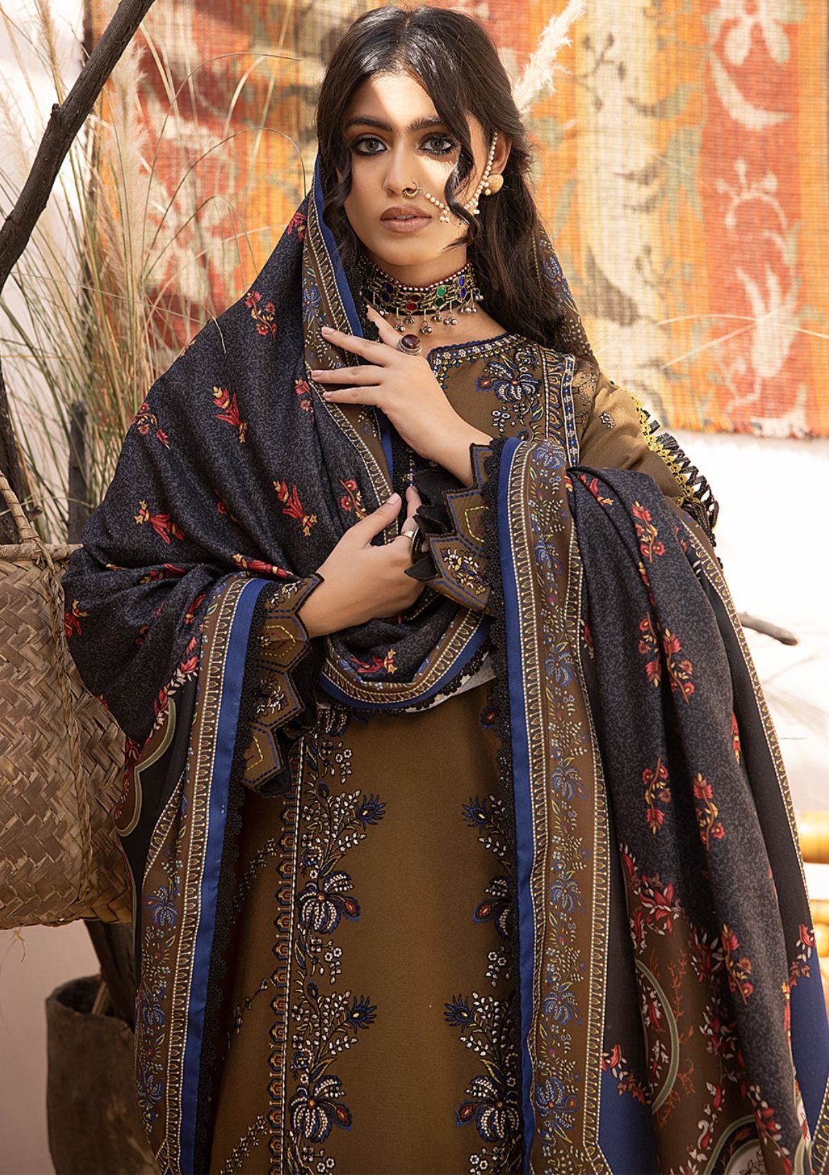 Bin Ilyas Maya karandi'23 1903-B - Mohsin Saeed Fabrics