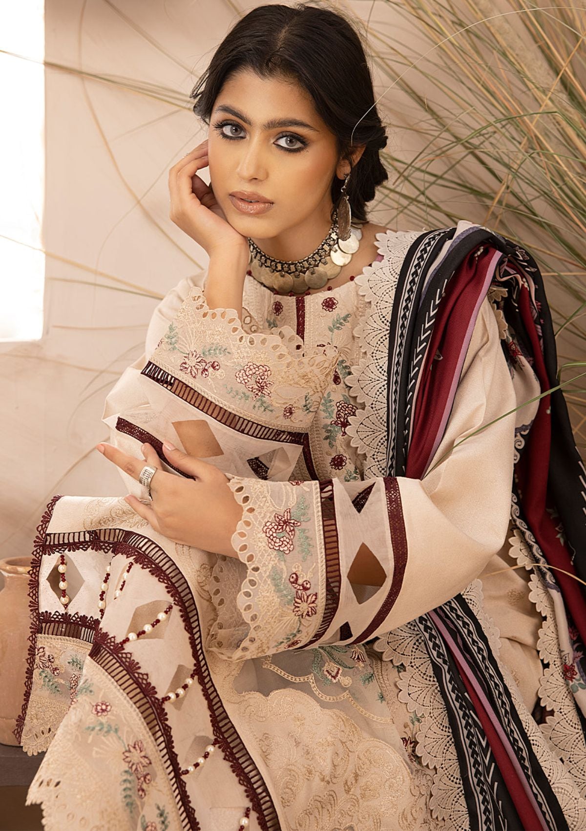 Bin Ilyas Maya karandi'23 1905-A - Mohsin Saeed Fabrics