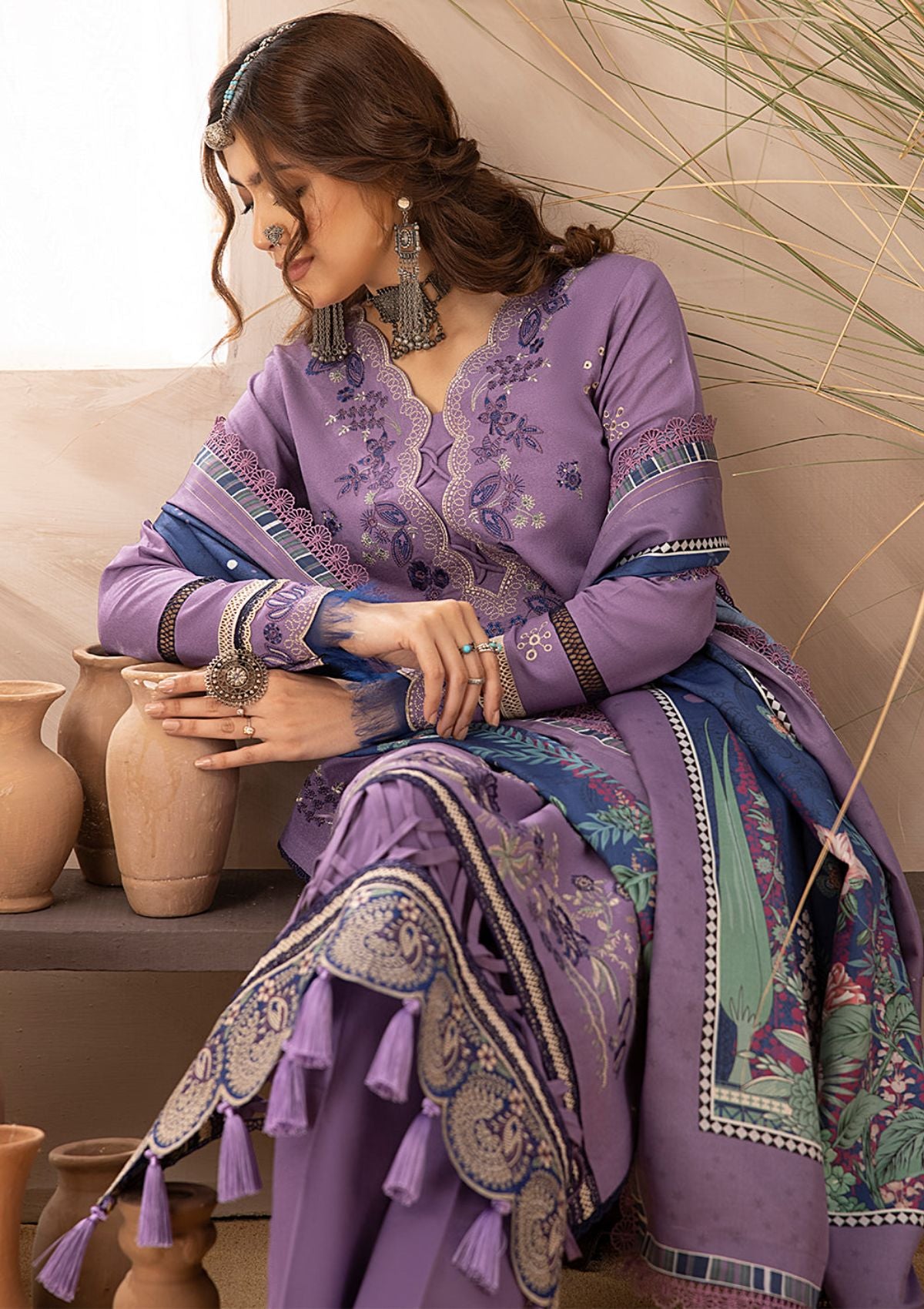 Bin Ilyas Maya karandi'23 1906-B - Mohsin Saeed Fabrics