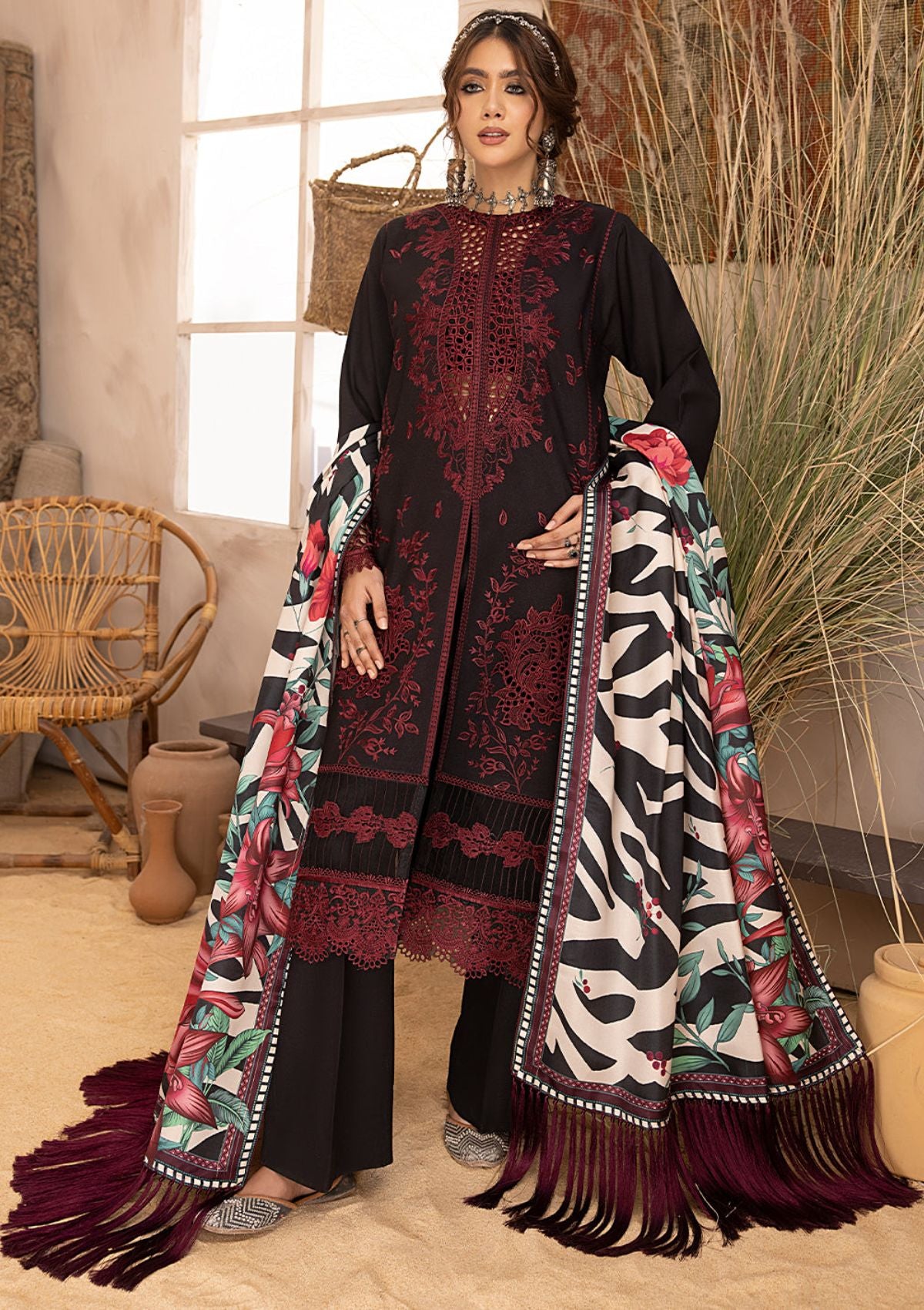 Bin Ilyas Maya karandi'23 1907-A - Mohsin Saeed Fabrics