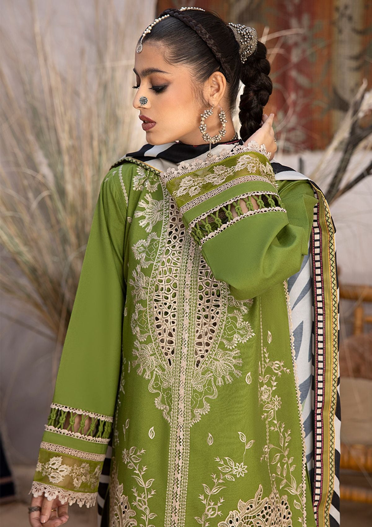 Bin Ilyas Maya karandi'23 1907-B - Mohsin Saeed Fabrics