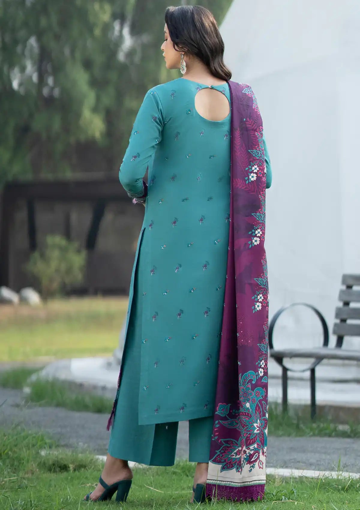 Bin Ilyas Janan Winter Khaddar'23 D-1912-A - Mohsin Saeed Fabrics