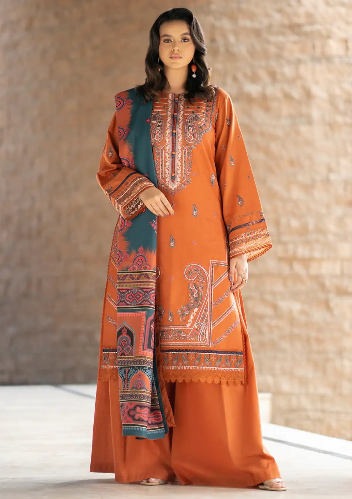 Bin Ilyas Janan Winter Khaddar'23 D-1913-B - Mohsin Saeed Fabrics