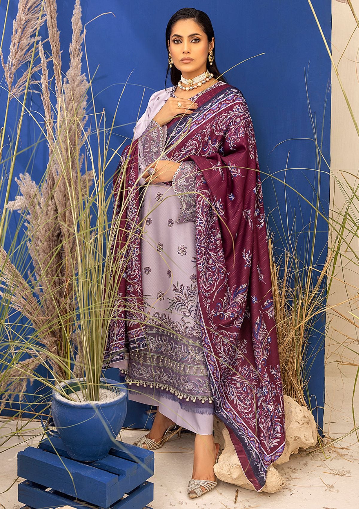 Bin Ilyas Fasana Winter'23 1933 - B - Mohsin Saeed Fabrics