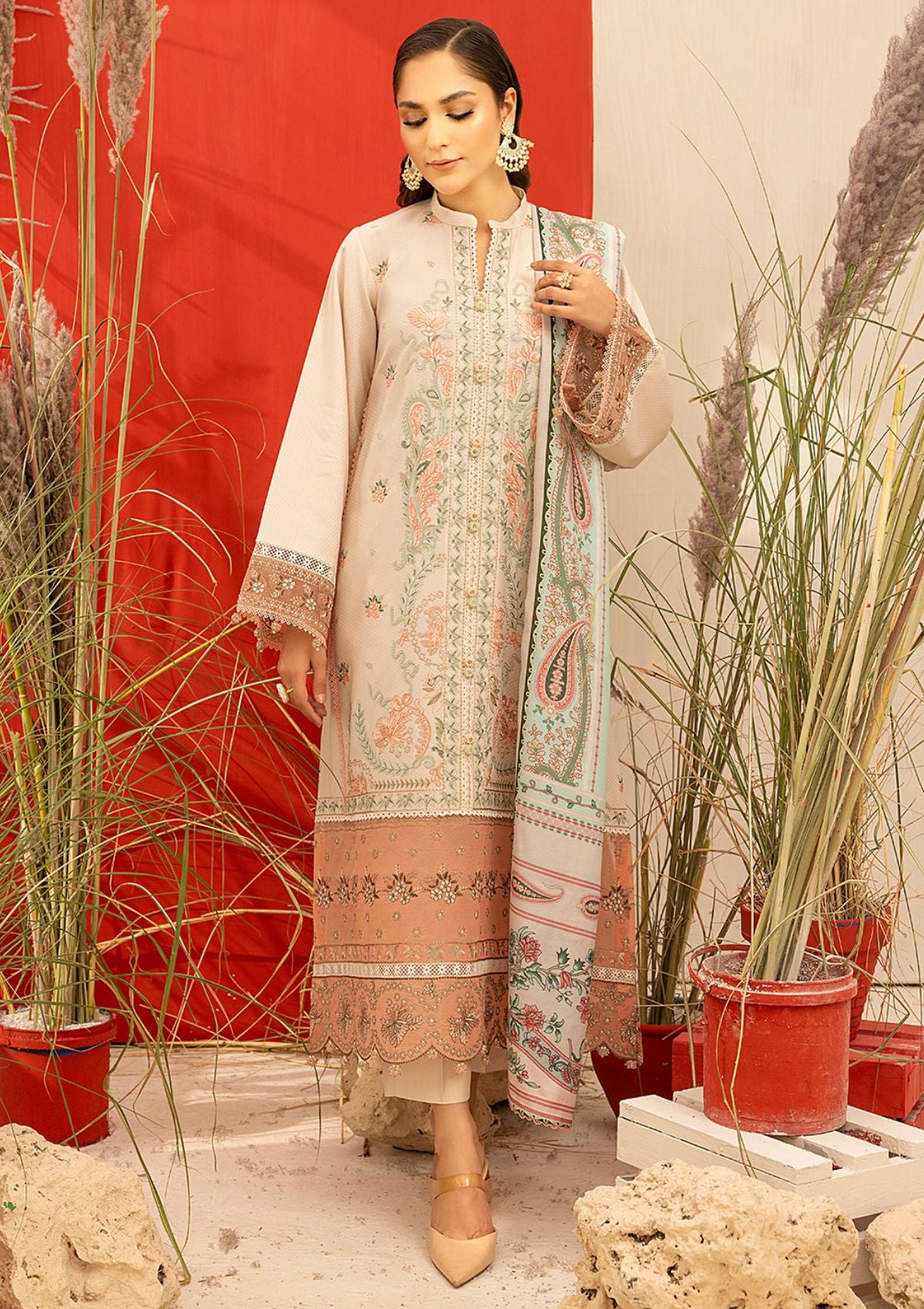 Bin Ilyas Fasana Winter'23 1934 - B - Mohsin Saeed Fabrics