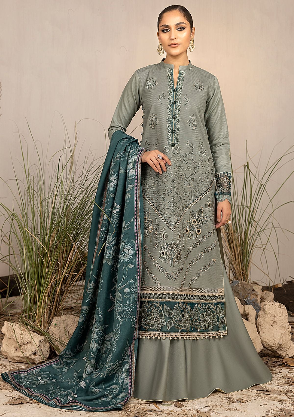 Bin Ilyas Fasana Winter'23 1935 - B - Mohsin Saeed Fabrics