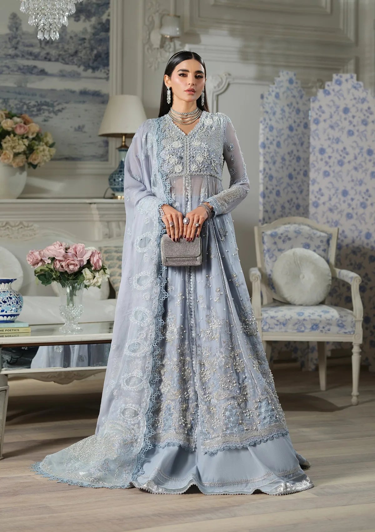 Maryam Hussain Meer Luxury Chiffon'26 D-02 Falaq