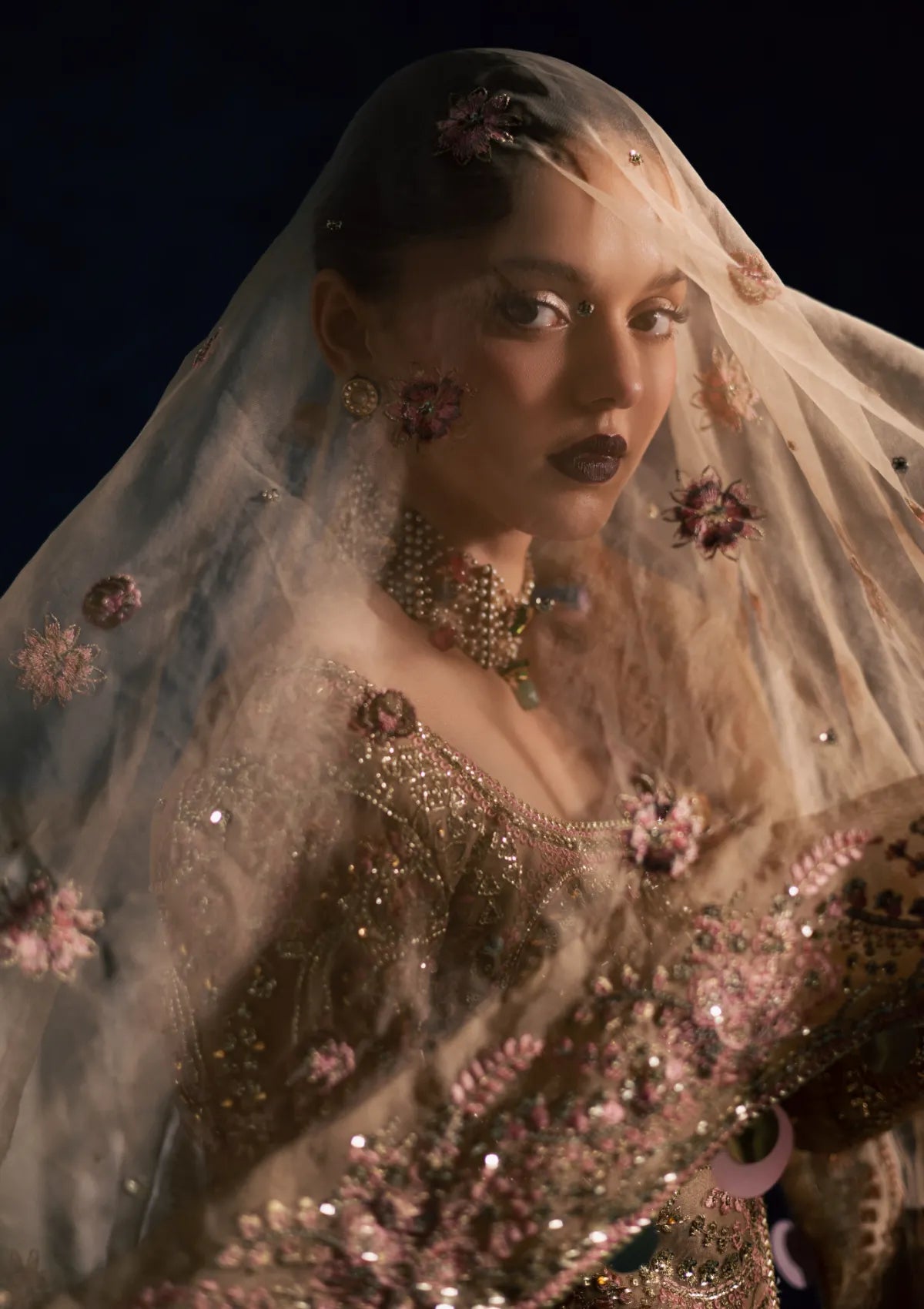 Maria Osama Khan Lamhay Wedding Vol-2'25 D-03 NISBAT