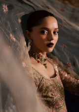 Maria Osama Khan Lamhay Wedding Vol-2'25 D-03 NISBAT
