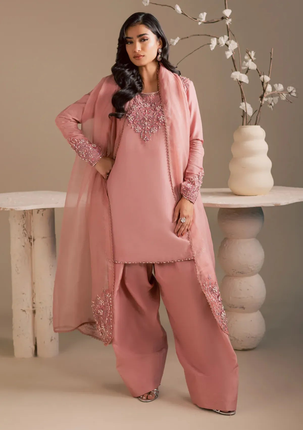 Maria Osama Khan Noir Bliss 2-26' D-02 Blush Dew