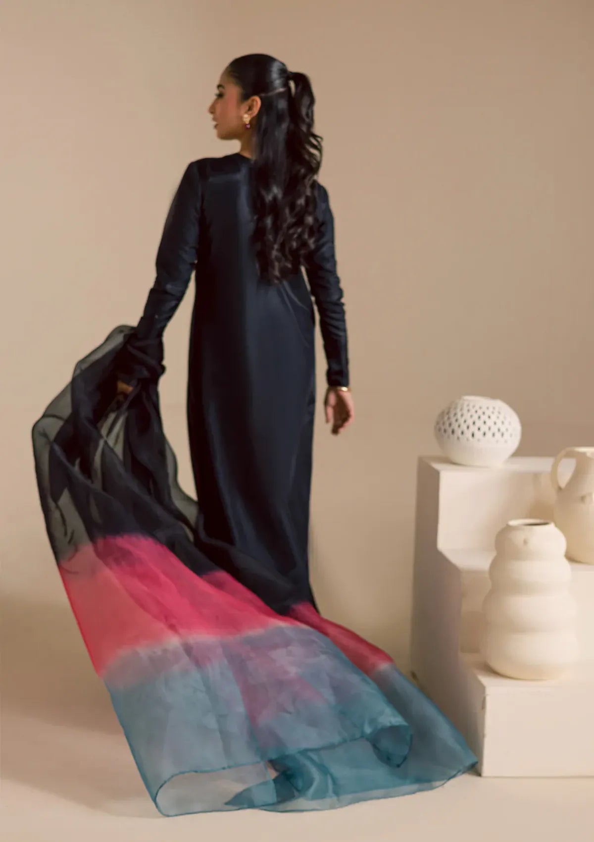 Maria Osama Khan Noir Bliss 2-26' D-07 Midnight Noir