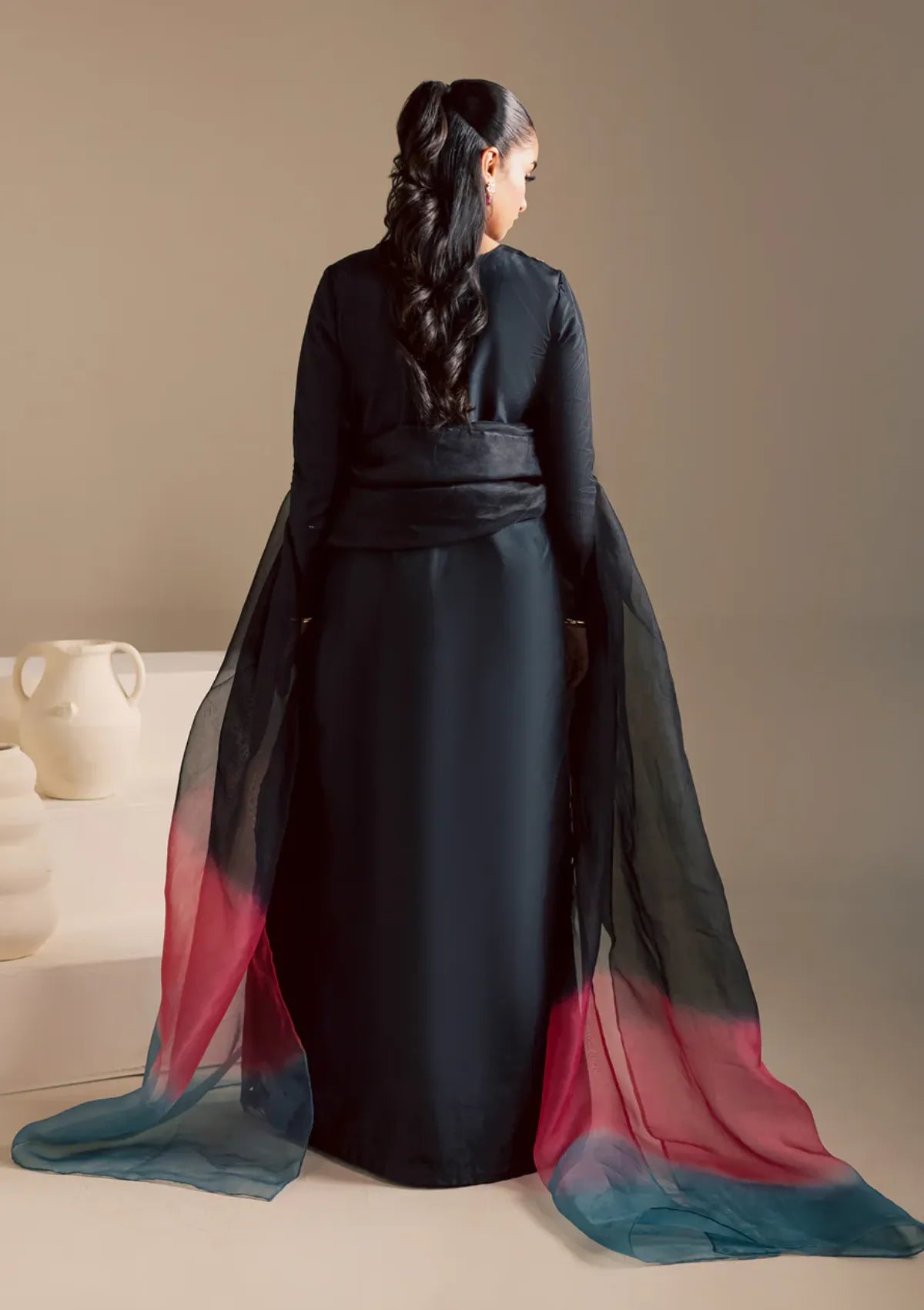 Maria Osama Khan Noir Bliss 2-26' D-07 Midnight Noir