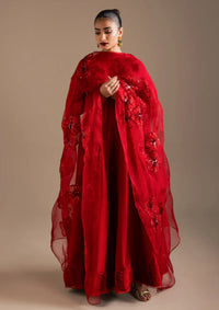 Maria Osama Khan Noir Bliss 2-26' D-08 Scarlet Mirage