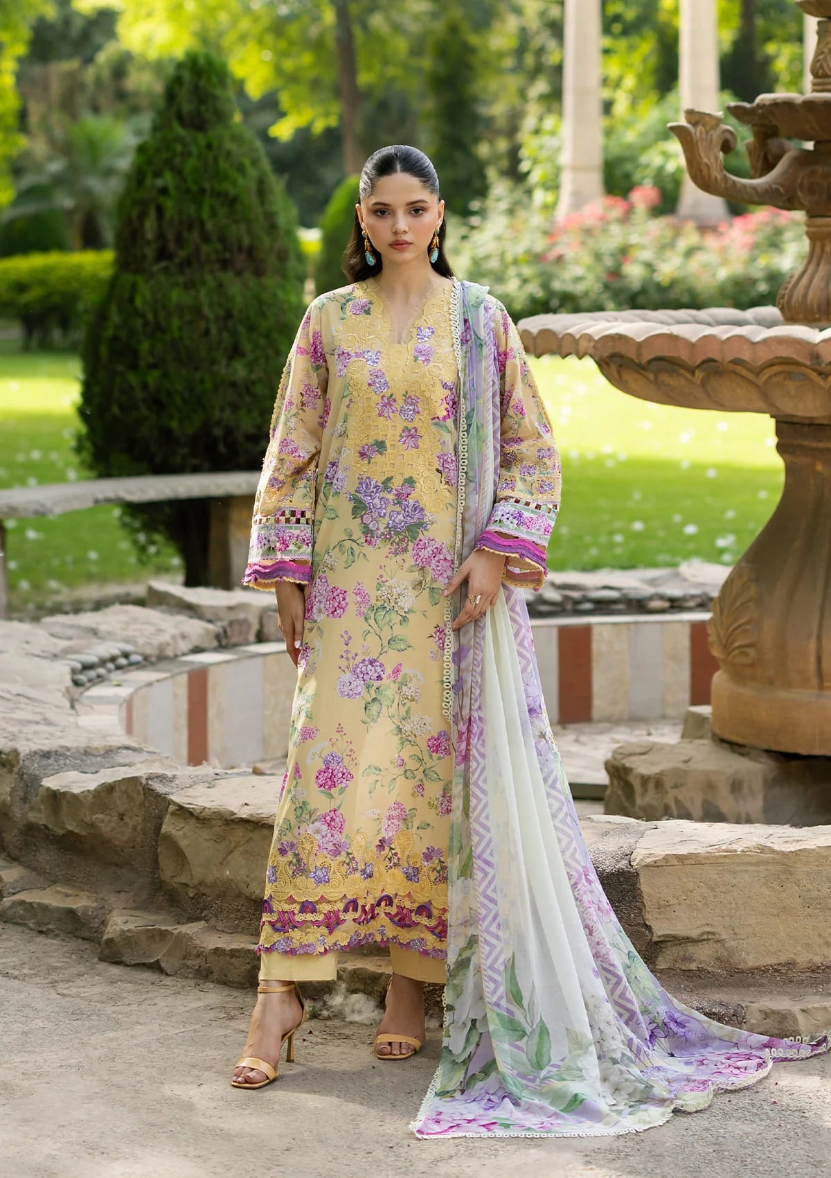 Elaf Signature Emb Prints Vol'II'26 ESG-7A STELLA