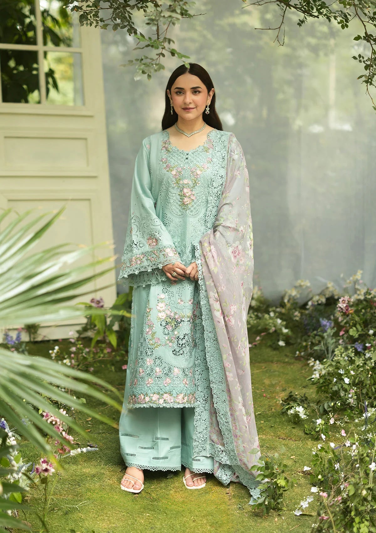 Elaf Luxury Lawn Vol-2'26 ELQ-6B MINT STORY