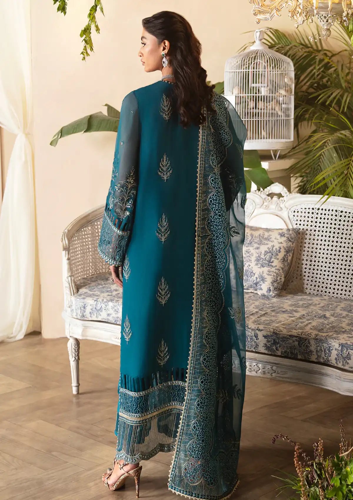 Afrozeh La Fuchsia Wedding'24 ALF-03 Liana - Mohsin Saeed Fabrics
