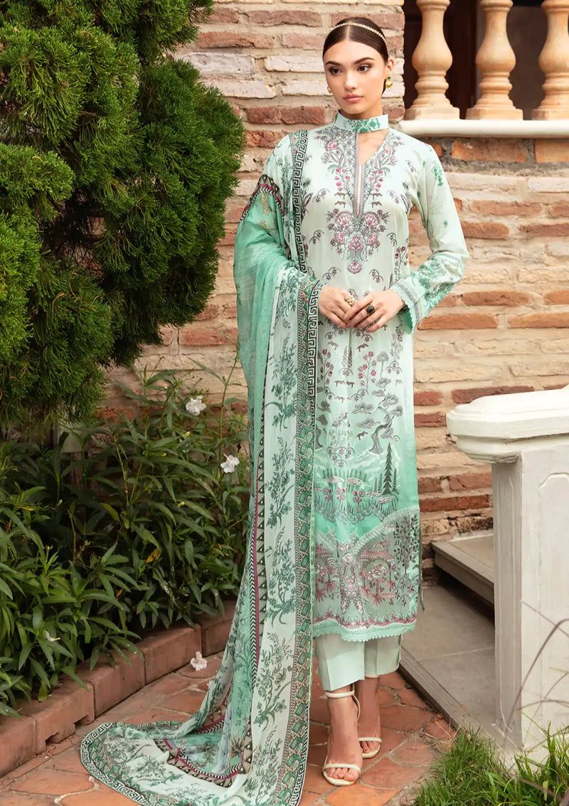 Ramsha Riwayat Emb Lawn'24 Vol-09 Y-905 - Mohsin Saeed Fabrics