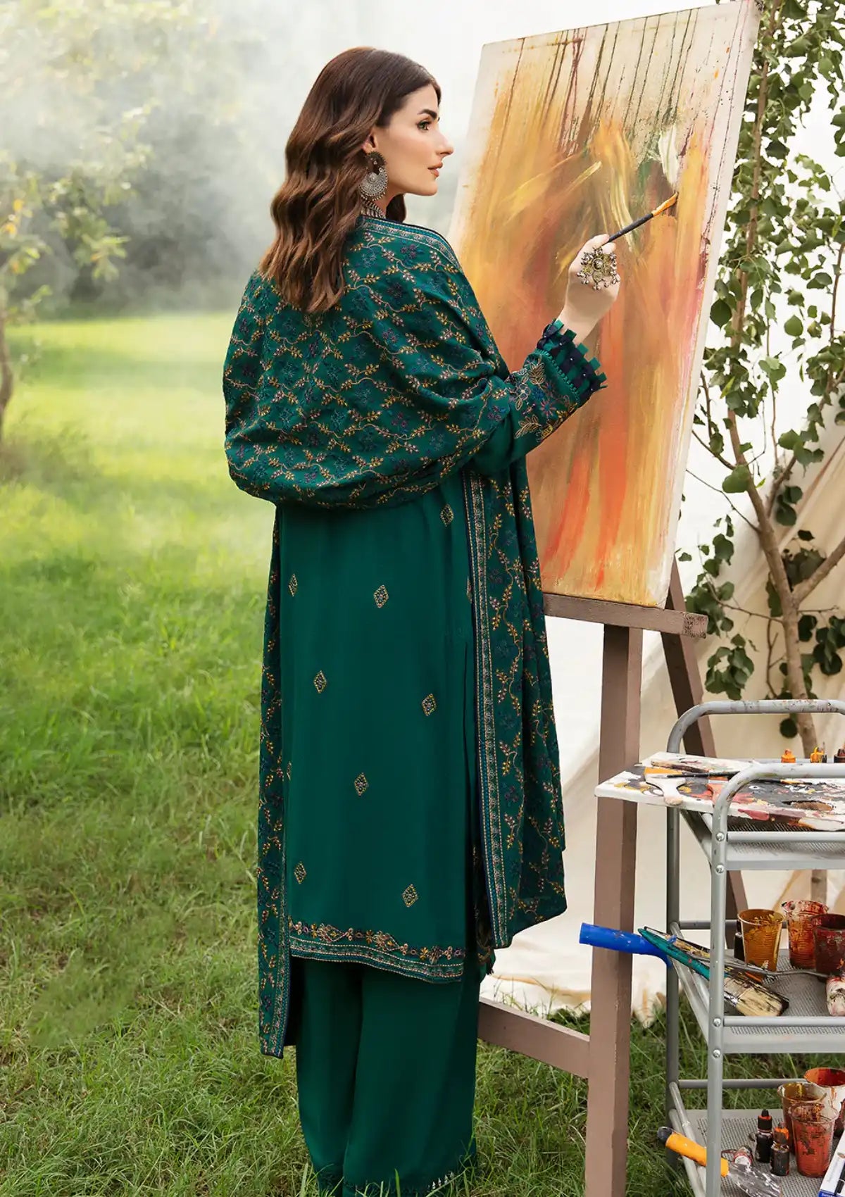 Ramsha Reet Emb Karandi'23 Vol-09 R-903 - Mohsin Saeed Fabrics