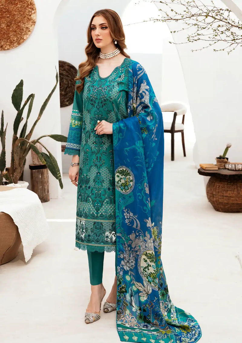 Ramsha Ghazal Emb Lawn'24 Vol-02 G-206